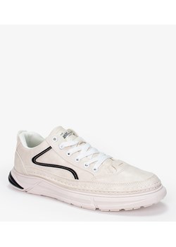 Białe buty sportowe sznurowane Casu 21A5/W ze sklepu Casu.pl w kategorii Buty sportowe męskie - zdjęcie 115771236