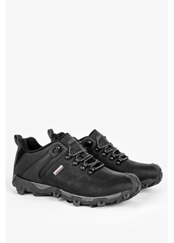Czarne buty trekkingowe sznurowane Badoxx MXC8845/G ze sklepu Casu.pl w kategorii Buty trekkingowe męskie - zdjęcie 115773965