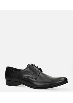 Czarne buty wizytowe skórzane sznurowane Windssor 624 ze sklepu Casu.pl w kategorii Buty eleganckie męskie - zdjęcie 115773997