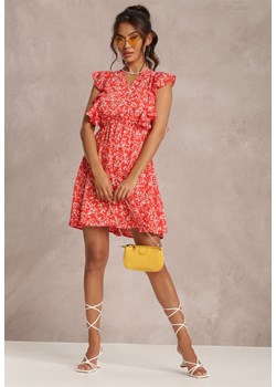Czerwona Sukienka Elefa ze sklepu Renee odzież w kategorii Sukienki - zdjęcie 115840707