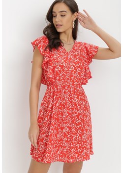 Czerwona Sukienka Astepheme ze sklepu Born2be Odzież w kategorii Sukienki - zdjęcie 115841145
