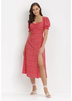 Czerwona Sukienka Aquineva ze sklepu Born2be Odzież w kategorii Sukienki - zdjęcie 115841208