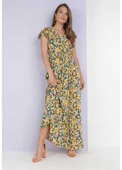 Żółta Sukienka Metinise ze sklepu Born2be Odzież w kategorii Sukienki - zdjęcie 115853478