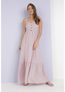 Liliowa  Sukienka Nailia ze sklepu Born2be Odzież w kategorii Sukienki - zdjęcie 115853526