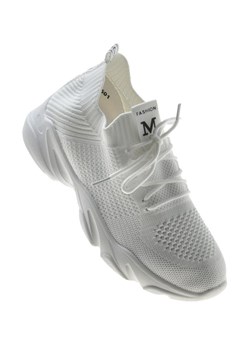 Klasyczne damskie buty sportowe Białe /A10-2 8808 S395/ ze sklepu Pantofelek24.pl w kategorii Buty sportowe damskie - zdjęcie 115854109