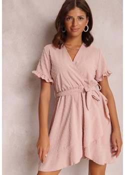Różowa Sukienka Fontamere ze sklepu Renee odzież w kategorii Sukienki - zdjęcie 116041257