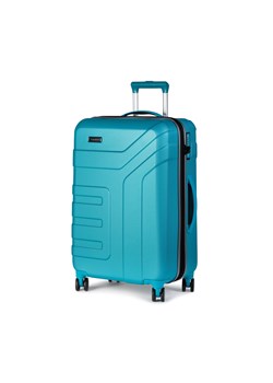 Średnia Twarda Walizka TRAVELITE - Vector 72048-21 Türkis ze sklepu eobuwie.pl w kategorii Walizki - zdjęcie 116204637
