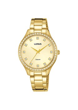 Lorus zegarek złoty analogowy 