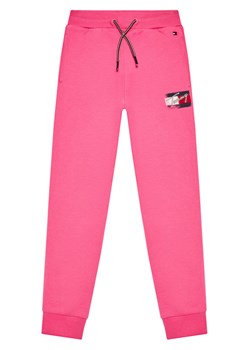 Spodnie dziewczęce różowe Tommy Hilfiger 