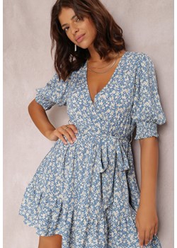 Niebieska Sukienka Praxusa ze sklepu Renee odzież w kategorii Sukienki - zdjęcie 116232465