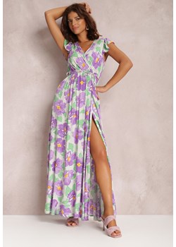 Fioletowa Sukienka Mazhand ze sklepu Renee odzież w kategorii Sukienki - zdjęcie 116235919