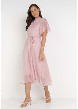 Różowa Sukienka Acsophia ze sklepu Born2be Odzież w kategorii Sukienki - zdjęcie 116379238