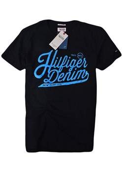 Tommy Hilfiger T-shirt Męski Regular Fit Black ze sklepu dewear.pl w kategorii T-shirty męskie - zdjęcie 116405279
