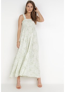Jasnozielona Sukienka Rilyne ze sklepu Born2be Odzież w kategorii Sukienki - zdjęcie 116673997