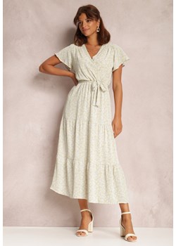 Jasnozielona Sukienka Gildelyn ze sklepu Renee odzież w kategorii Sukienki - zdjęcie 116774597