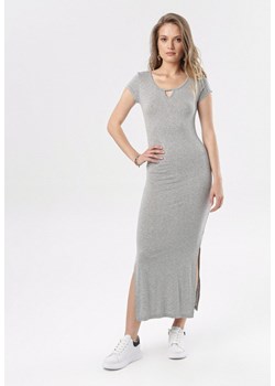Szara Sukienka Philane ze sklepu Born2be Odzież w kategorii Sukienki - zdjęcie 117423649