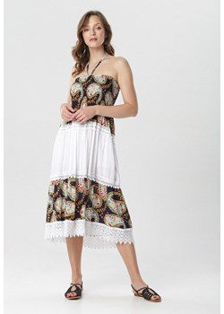 Granatowa Sukienka Dorynaera ze sklepu Born2be Odzież w kategorii Sukienki - zdjęcie 117423689