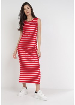 Czerwona Sukienka Selestenis ze sklepu Born2be Odzież w kategorii Sukienki - zdjęcie 117424729