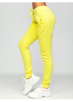 Żółte spodnie dresowe damskie Denley CK-01 ze sklepu denley damskie w kategorii Spodnie damskie - zdjęcie 117511089