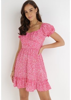 Różowa Sukienka Emas ze sklepu Born2be Odzież w kategorii Sukienki - zdjęcie 117530457