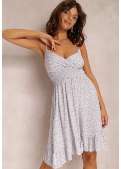 Liliowa Sukienka Sthuso ze sklepu Renee odzież w kategorii Sukienki - zdjęcie 117670885