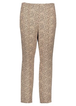 Spodnie w kolorze beżowym ze sklepu Limango Polska w kategorii Spodnie damskie - zdjęcie 117728408