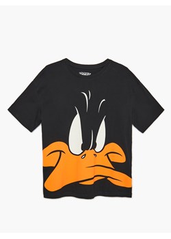 Cropp - Koszulka z nadrukiem Looney Tunes - czarny ze sklepu Cropp w kategorii Bluzki damskie - zdjęcie 117811678