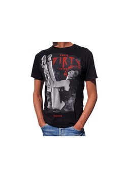 Erotyczny nadruk męski t-shirt czarny ze sklepu Kokietki w kategorii T-shirty męskie - zdjęcie 117853395
