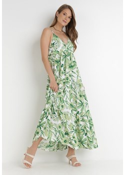 Zielona Sukienka Prosedice ze sklepu Born2be Odzież w kategorii Sukienki - zdjęcie 118016366