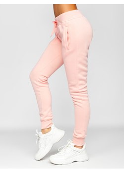 Jasnoróżowe spodnie dresowe damskie Denley CK-01-56 ze sklepu denley damskie w kategorii Spodnie damskie - zdjęcie 118142387