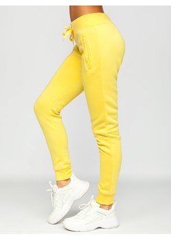 Żółte spodnie dresowe damskie Denley CK-01-33 ze sklepu denley damskie w kategorii Spodnie damskie - zdjęcie 118142416