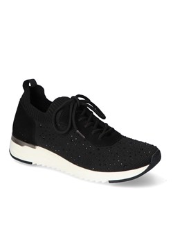Piękne Czarne Sneakersy Materiałowe Caprice Caprice 9-23703-27/012 Black Knit ze sklepu Arturo-obuwie w kategorii Buty sportowe damskie - zdjęcie 118202189
