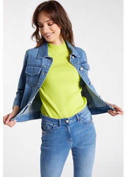 Prążkowany sweter z aplikacją ze sklepu MONNARI w kategorii Swetry damskie - zdjęcie 118315938