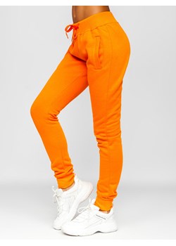 Pomarańczowe spodnie dresowe damskie Denley CK-01 ze sklepu denley damskie w kategorii Spodnie damskie - zdjęcie 118338988