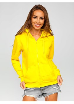 Bluza damska z kapturem żółta Denley W03 ze sklepu denley damskie w kategorii Bluzy damskie - zdjęcie 118339048