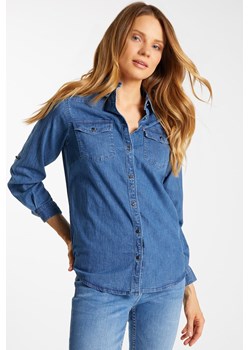 Jeansowa koszula damska ze sklepu MONNARI w kategorii Koszule damskie - zdjęcie 118374025
