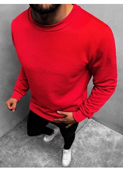 Bluza męska czerwona casual 