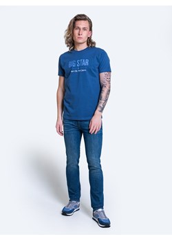 Koszulka męska o klasycznym kroju niebieska Bruno 401 ze sklepu Big Star w kategorii T-shirty męskie - zdjęcie 118466318