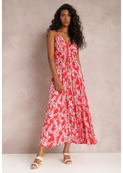 Czerwona Sukienka Madana ze sklepu Renee odzież w kategorii Sukienki - zdjęcie 118472347