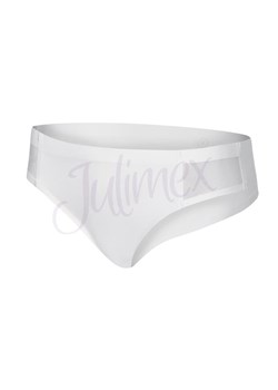 Majtki tai wykończone siateczką Bikini Julimex beżowe ze sklepu piubiu_pl w kategorii Majtki damskie - zdjęcie 118478599