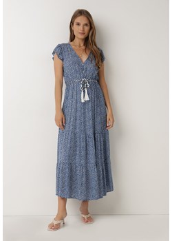 Niebieska Sukienka Tudanna ze sklepu Born2be Odzież w kategorii Sukienki - zdjęcie 118571149