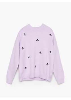 Cropp - Sweter Mickey Mouse - fioletowy ze sklepu Cropp w kategorii Swetry damskie - zdjęcie 118598989