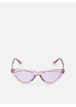 Cropp - Okulary przeciwsłoneczne cat eye - fioletowy ze sklepu Cropp w kategorii Okulary przeciwsłoneczne damskie - zdjęcie 118633936