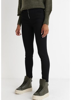 Czarne Spodnie Push-Up Nedalise ze sklepu Born2be Odzież w kategorii Spodnie damskie - zdjęcie 118782856