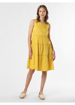 Sukienka More & żółta mini bez rękawów 