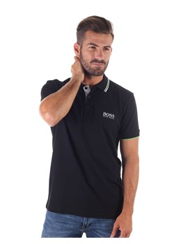 T-shirt męski Hugo Boss z krótkim rękawem czarny casual 