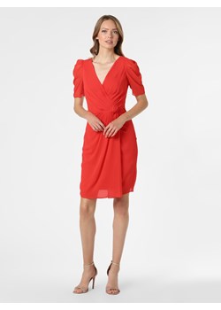 Sukienka Ralph Lauren czerwona z krótkim rękawem wieczorowa 