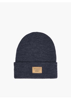 Cropp - Czapka beanie - granatowy ze sklepu Cropp w kategorii Czapki zimowe męskie - zdjęcie 118984607