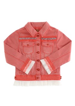 Czerwona kurtka jeansowa Anima by Justyna Steczkowska ze sklepu Eye For Fashion w kategorii Kurtki dziewczęce - zdjęcie 119085548