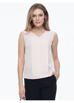 Pastelowa bluzka z plisami Potis & Verso Miriam ze sklepu Eye For Fashion w kategorii Bluzki damskie - zdjęcie 119095209